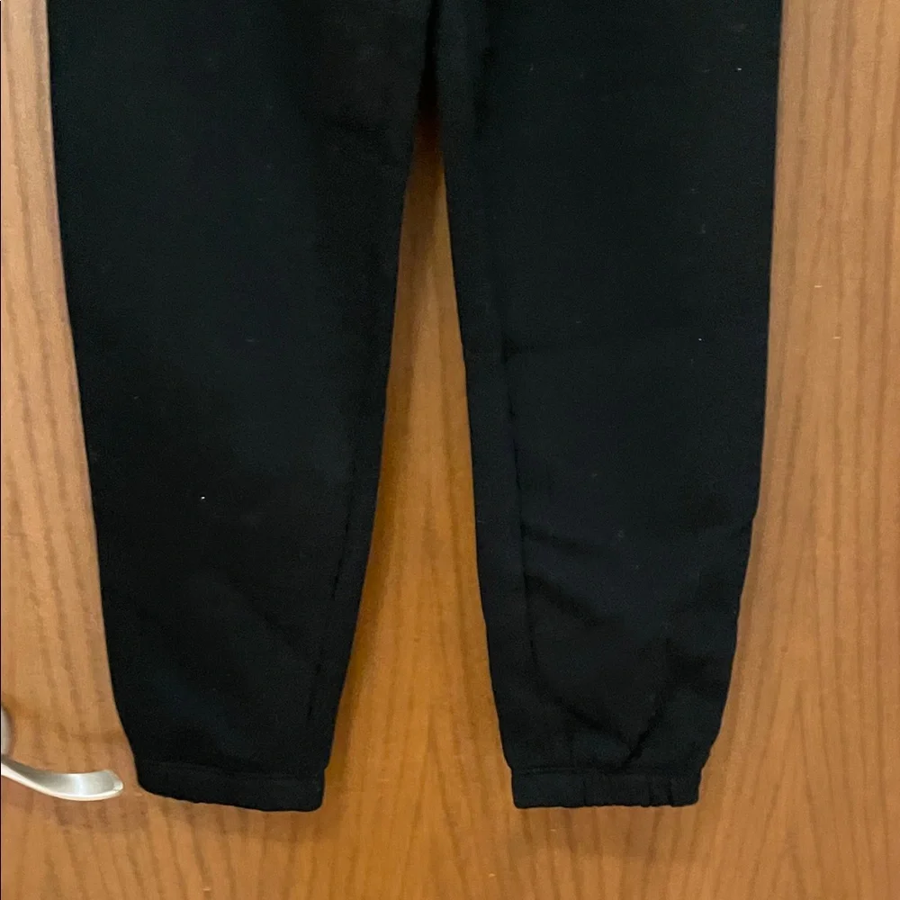 Cat & Jack NWT Sz Large (10/12) Black Joggers with White Drawstring - Picture 6 of 8